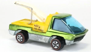 Hot Wheels Redline Tow Truck, Lt Green, loose - Picture 1 of 10