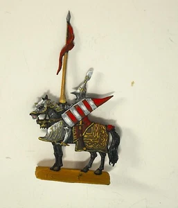 30MM FLAT ZINNFIGUREN ANCIENT MOUNTED KNIGHTS, BEAUTIFUL HAND PAINTED - Picture 1 of 8