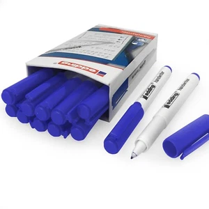 Penna per scrittura a mano Edding - inchiostro blu - 0,6 mm - scatola da 12 - Foto 1 di 4