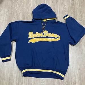 Notre Dame Sweater L 90s 00s Y2k University Fighting Irish Game-day NCAA Hoodie - Picture 1 of 11