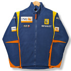 RENAULT F1 Fleece Men's Small ING Formula 1 Official Team Zip Jacket Vintage
