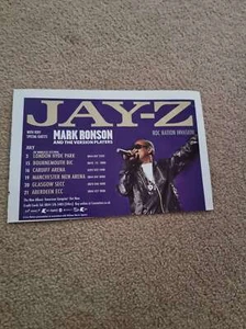 TNEWM128 ADVERT 5X8 JAY-Z & SPECIAL GUESTS : JULY TOUR DATES - Picture 1 of 1