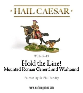 Hail Caesar Roman Mounted Roman General And Warhound - Bild 1 von 2