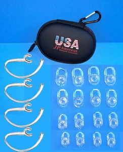 21pcs Ear Gels Hooks Case Kit Plantronics Voyager 3200 3400 3280, Edge M165 M70 - Picture 1 of 9