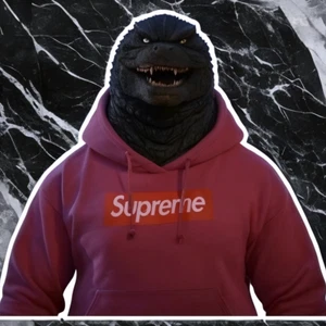 Supreme Godzilla Decal Hype Skateboard Laptop Car Decor - Picture 1 of 2