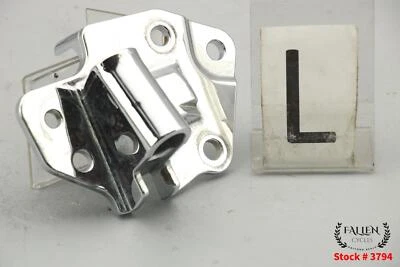 Harley Street Glide CVO 2016 patada lateral Jiffy soporte de montaje cromado Foto 1 de 4