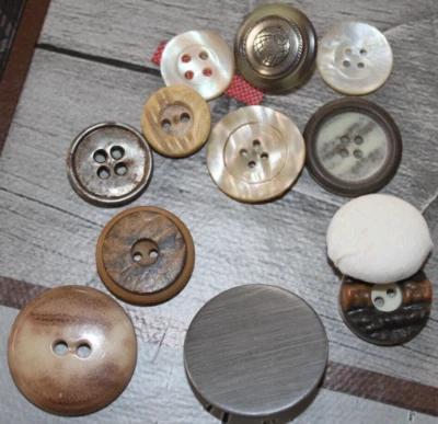 Knöpfe posten Muschel Trachtenknopf knopf Y25 - Bild 1 von 2