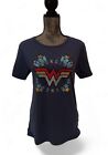 Wonder Woman women's blue short-sleeve graphic t-shirt size M
