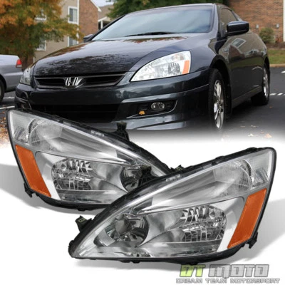 Faros faros izquierda+derecha para Honda Accord 2003-2007 sedán cupé 2/4 puertas Foto 1 de 4