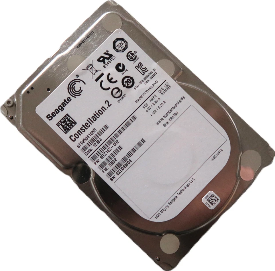 Seagate Constellation ST9250610NS 7200rpm 6Gb/s 64MB 2.5" 250gb Sata hard drive - Image 1 of 1
