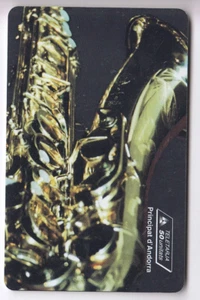 ANDORRE TELECARTE / PHONECARD .. 50U AND54 JAZZ FESTIVAL SAXO 96 CHIP/PUCE C.9€ - Picture 1 of 2