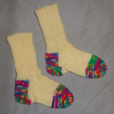 Cálido Invierno Grueso Tejido a Mano Lana Hogar Calcetines 6" Niño Niño Niño Niña Niños Foto 1 de 4