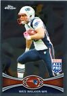 2012 Topps Chrome   Wes Welker #129 New England Patriots