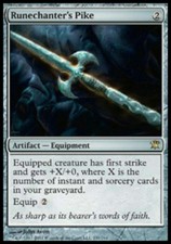 Runechanter's Pike NM Innistrad MTG Magic The Gathering Artifact English Card