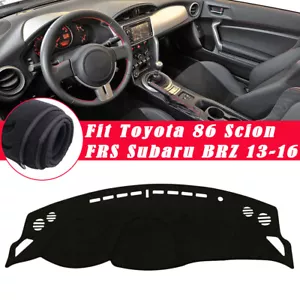 Dashboard Cover DashMat Pad Mat For Toyota 86 Scion FR-S Subaru BRZ 2013-2016 - Picture 1 of 11