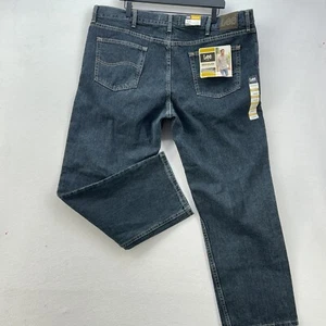 Lee Jeans 42 X 30 Regular Fit Straight Leg Black Quartz Denim Jeans NWT - Picture 1 of 17
