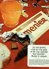 Publicité Advertising 0421 1968  Chocolat Menier  À Croquer Pour Un Vrai Gouter