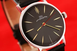Luch De Luxe cal. 2209 Ultra slim Russian USSR luxury style wrist watch Луч CCCP - Picture 1 of 6