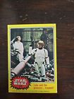 1977 Topps Star Wars Series 3 Yellow Luke and the princess Trapped # 170