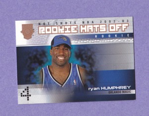 2002-03 Fleer Hot Shots Hot Hands #171 Ryan Humphrey /99! *PWE*