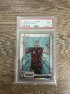 2022 PANINI PRIZM WORLD CUP QATAR MANGA #21 CHRISTIAN PULISIC PSA 9 - Picture 1 of 2