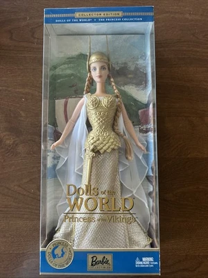 DOLLS OF THE WORLD PRINCESS of the VIKINGS BARBIE DOLL, Collector Edition 2003 - Image 1 of 4