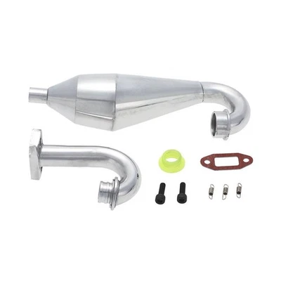 15004 Aluminum Exhaust Pipe RC For Baja Bajass HSP 1:5 Monster Truck - Image 1 of 4