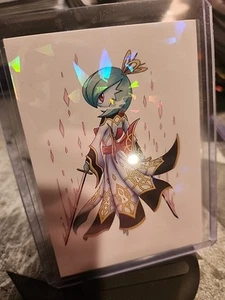 Pokemon Polaroid Gardevoir Cracked Ice Holo - Picture 1 of 3