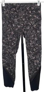 Lululemon Mujer Leggings Negro/Blanco/Gris Parte Inferior Transparente Tobillo Talla 6 Ropa Deportiva - Imagen 1 de 4