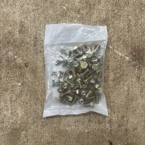 (50) 1/4-20x1/2" Grade 8 Schrauben / Sechskantschrauben / 1/4-20x1 gelb Zink - Bild 1 von 2