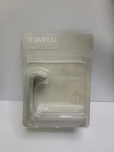 Soporte de Pared Ikea Kvartal 2.75" Nuevo en Paquete Plateado 601.646.87 Descatalogado - Imagen 1 de 2