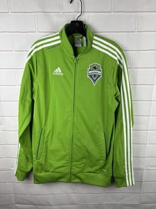 Adidas Seattle Sounders FC Trainingsjacke Herren Medium Grün Blau 3 Streifen MLS - Bild 1 von 9