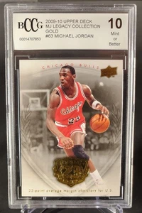 Michael Jordan 2009-10 Upper Deck MJ Legacy Collection Gold #63 BCCG 10 - Picture 1 of 2