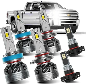 AWALITED Fits for 2007-2015 Chevy Silverado 1500 2500 3500HD High Low Beam...  - Bild 1 von 8