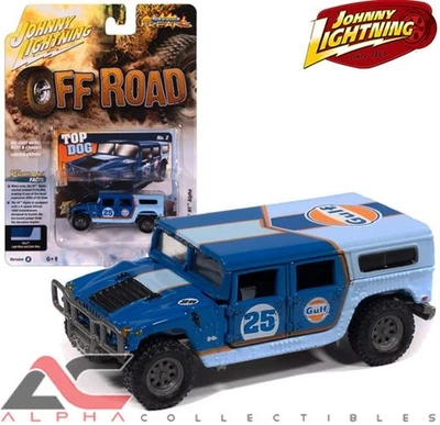 JOHNNY LIGHTNING 1:64 JLSP415B 2006 HUMMER H1 "GULF" (DARK BLUE) - Image 1 of 2