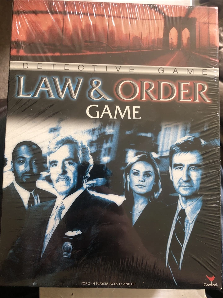 Law and Order Detective Board Game Cardinal 27th Precinct