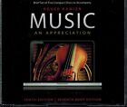Roger Kamien - Music An Appreciation - Tenth Edition - Mint 5 Cd Box Set