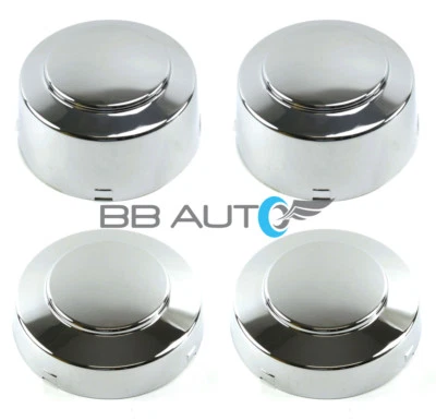 NEW 99-04 FORD F350 SUPER DUTY 1-TON DUALLY 4X2 2WD ALLOY WHEEL CENTER CAPS SET - Image 1 of 4
