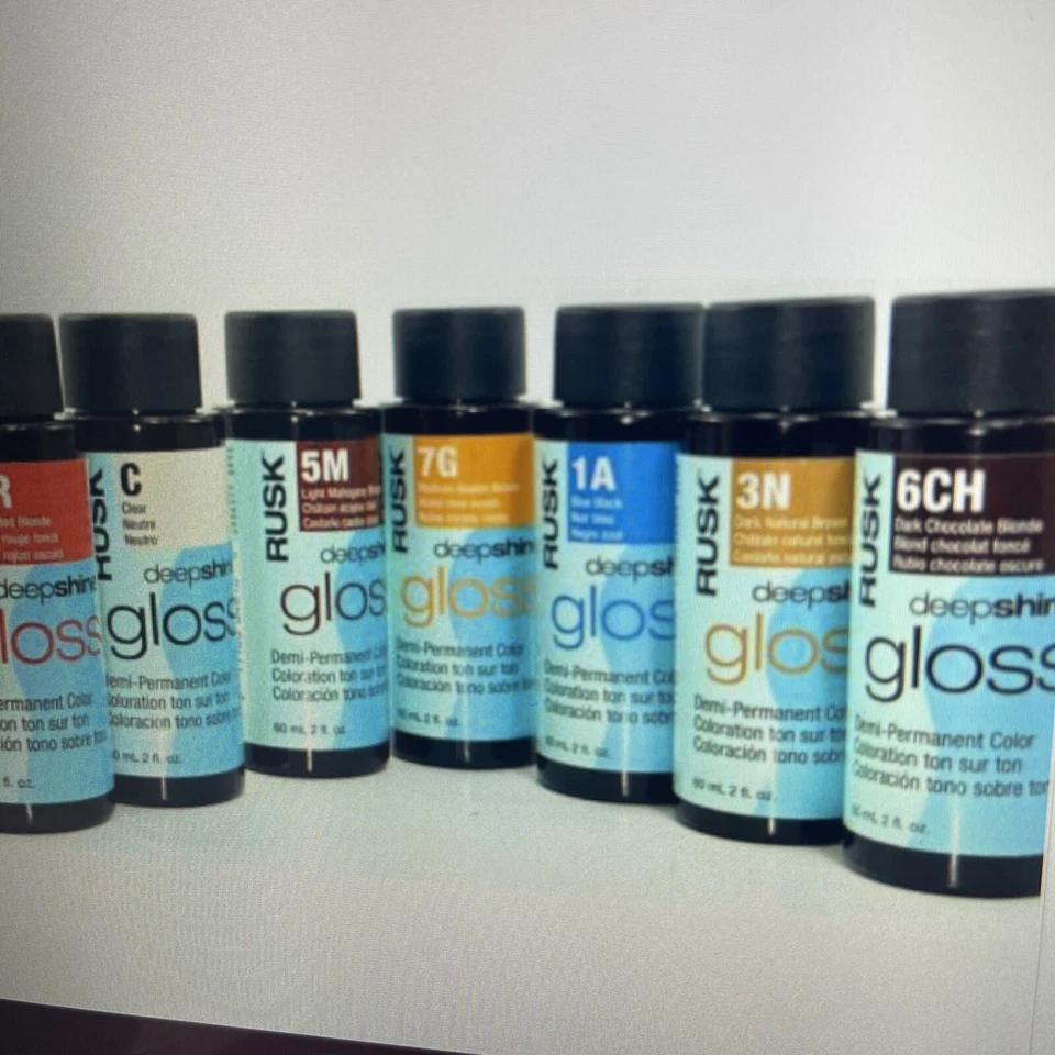 1 RUSK Deepshine Color Brillo Líquido Demipermanente 5M Marrón Caoba Claro Foto 1 de 1