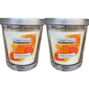 2 X Yankee Candle Home Inspiration Perfect Pumpkin Single Wick Scented Candles  - Picture 1 of 1
