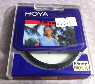 Hoya 55mm Difuser Diffuser Soft Focus Glass Lens Filter Soften 55 mm Japan - Image 1 of 2