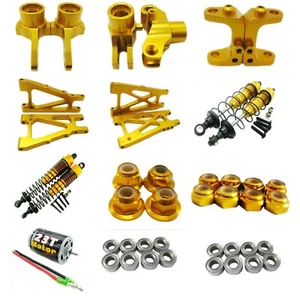 Fit For Kyosho Optima 1/10 4WD Buggy Rc car Aluminum Metal Upgrade Parts yellow - Picture 1 of 25