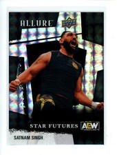 2022 UPPER DECK ALLURE AEW WHITE DIAMOND #149 Satnam Singh Star Futures /50