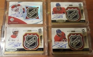 2010-11 CUP BLACK ULTIMATE P.K. SUBBAN ROOKIE AUTOGRAPH SHIELD COLLECTION 1/1