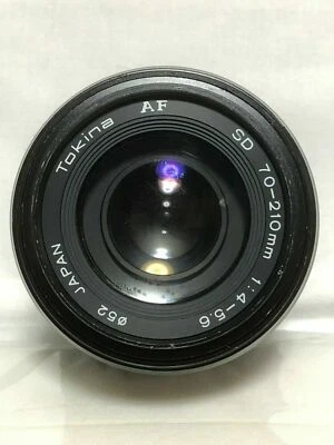 【AS IS】Tokina AF SD 70-210mm F4-5.6 Lens for Minolta/Sony Alpha From Japan - Image 1 of 4