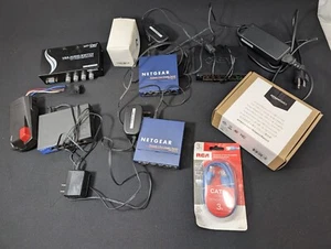 LINKSYS LGS105 Netgear GS105 BVTec poesw502 MT-VIKI VGA Audio USB Ports Switches - Picture 1 of 8