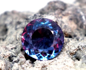 10,60 ct zertifizierter Farbwechsel Alexandrit hochwertiger runder loser Edelstein - Bild 1 von 8