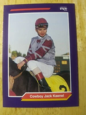 Cowboy Jack Kaenel | 1992 Horse Star Jockey #124 Carreras de caballos Foto 1 de 2