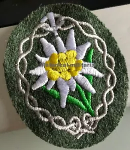 Edelweiss esercito tedesco Cacciatori di Montagna Gebirgsjäger EM mountain troop - Picture 1 of 1