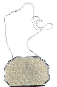 Vintage 70-80S JUDITH LEIBER Small pearls bah shoulder bag clutch Amen Wardy - Picture 1 of 9
